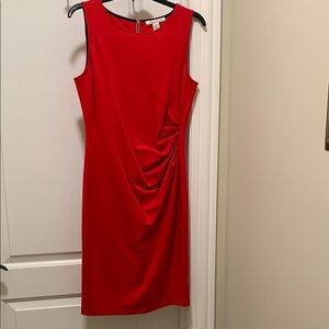 Stylish Elegant & Beautiful Kenneth Cole Women’s Red Sleeveless Dress.Size4 New